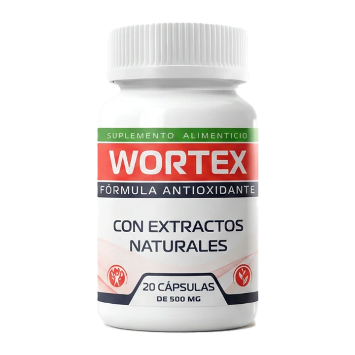 Wortex - empaque del suplemento